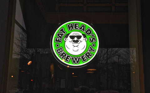 Illuminated Brewery Logo Sign